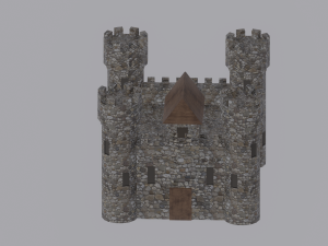 Medieval Castle Model 3D
