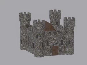 Medieval Castle 3D Model