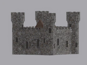 Medieval Castle 3D Model