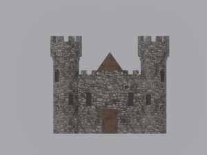 Medieval Castle Model 3D