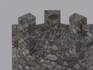 Medieval Castle Model 3D