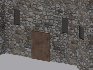 Medieval Castle Model 3D