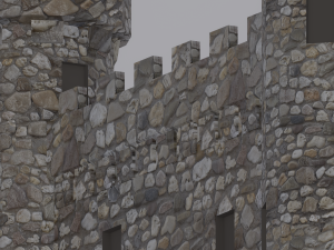Medieval Castle Model 3D