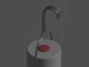 Portable Led Lamp 3D Model