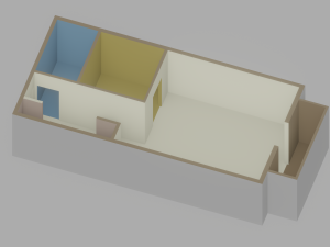 Apartment Floor Plan 3D Model