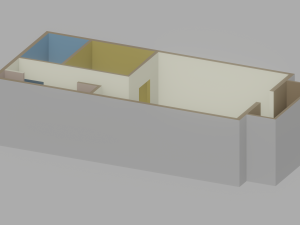 Apartment Floor Plan Model 3D