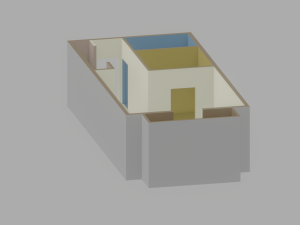 Apartment Floor Plan Model 3D