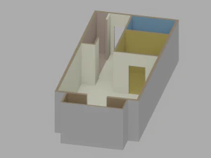 Apartment Floor Plan 3D Model