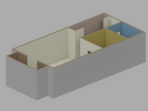 Apartment Floor Plan Model 3D