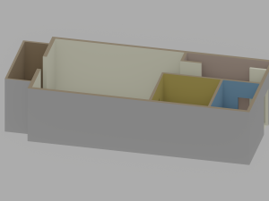 Apartment Floor Plan Model 3D