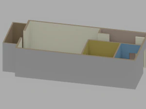 Apartment Floor Plan 3D Model