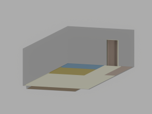 Apartment Floor Plan Model 3D