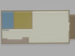 Apartment Floor Plan 3D Model