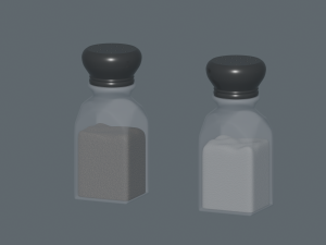 Salt and Pepper 3D Model