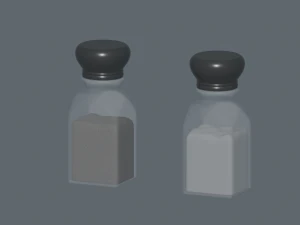 Salt and Pepper 3D Model
