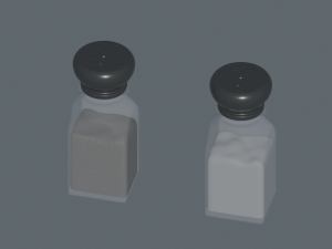 Salt and Pepper 3D Model