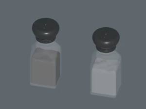 Salt and Pepper 3D Model