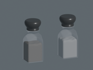Salt and Pepper 3D Model