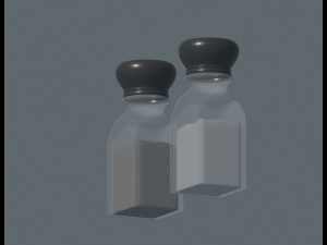 Salt and Pepper 3D Model