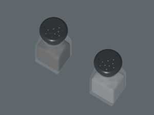 Salt and Pepper 3D Model