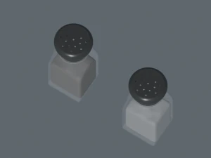 Salt and Pepper 3D Model