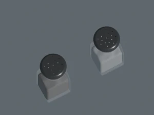 Salt and Pepper 3D Model