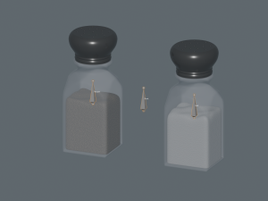 Salt and Pepper 3D Model