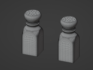 Salt and Pepper 3D Model