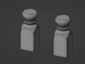 Salt and Pepper 3D Model