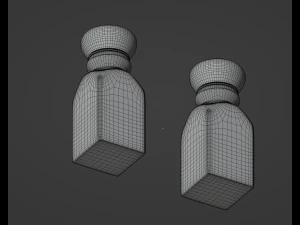 Salt and Pepper 3D Model