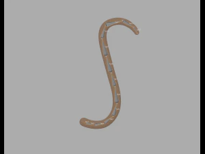 Monkey Tail 3D Model