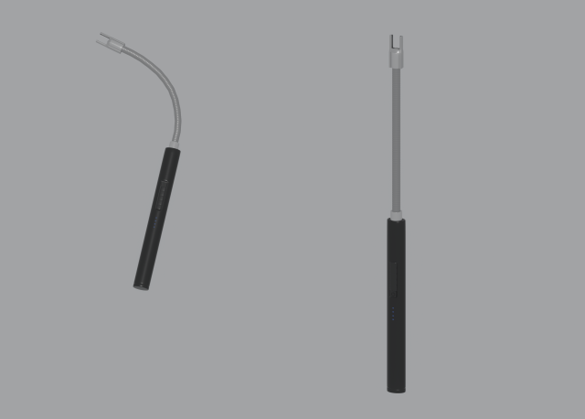 Electric Lighter Model 3D .c4d .max .obj .3ds .fbx .stl .blend 