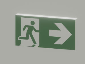 Exit Sign 3Dモデル