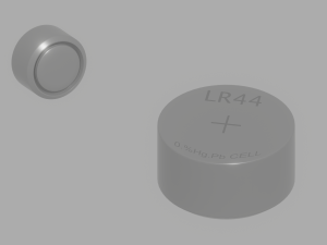 Button Cell Battery 3Dモデル