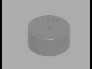 Button Cell Battery 3D Model