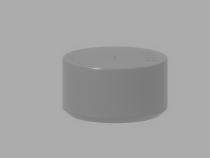 Button Cell Battery 3D Модель