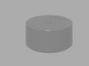Button Cell Battery 3D Model