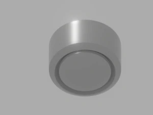 Button Cell Battery 3D Model