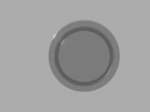Button Cell Battery 3D Model