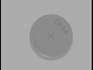 Button Cell Battery 3D Model