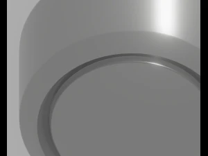 Button Cell Battery 3D Model