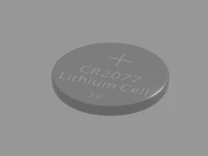 Lithium Coin Cell Battery 3D Model