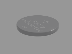 Lithium Coin Cell Battery 3D 模型