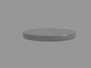 Lithium Coin Cell Battery 3D 模型