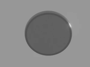 Lithium Coin Cell Battery 3D Model