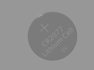 Lithium Coin Cell Battery 3D 模型