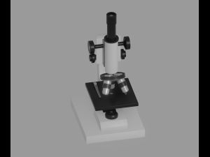 Microscope 3D Модель