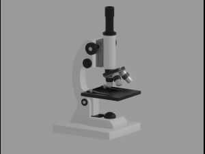 Microscope 3D Модель