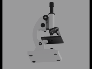 Microscope 3D Модель