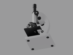 Microscope 3D Модель